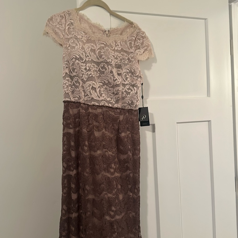 Adriana Papell size 8 long gown never worn with tags.